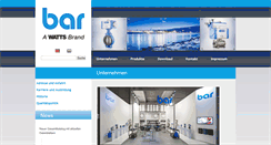 Desktop Screenshot of bar-gmbh.de